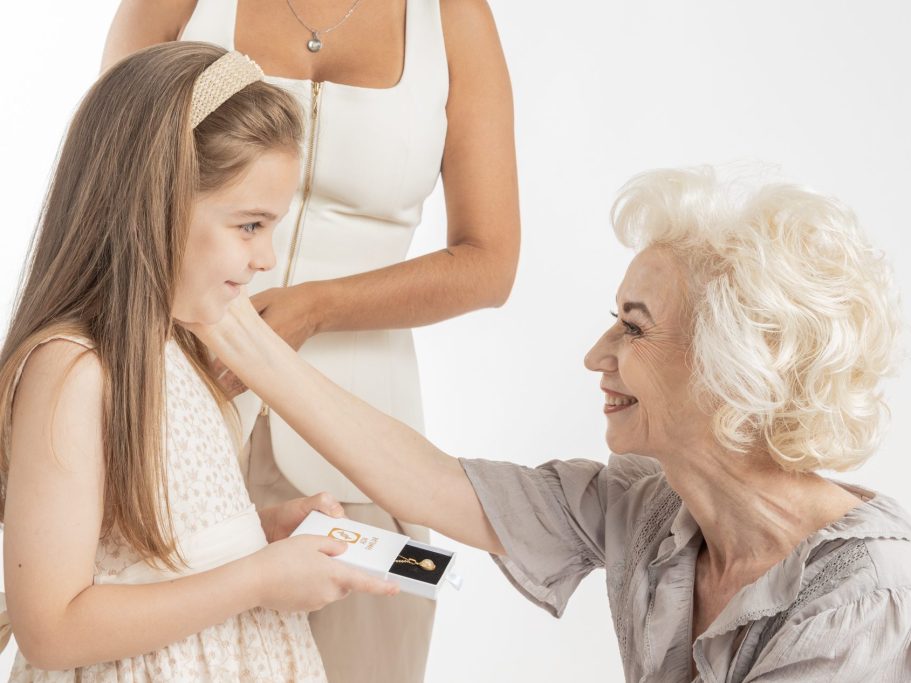 Abuela y nieta ADN familiar